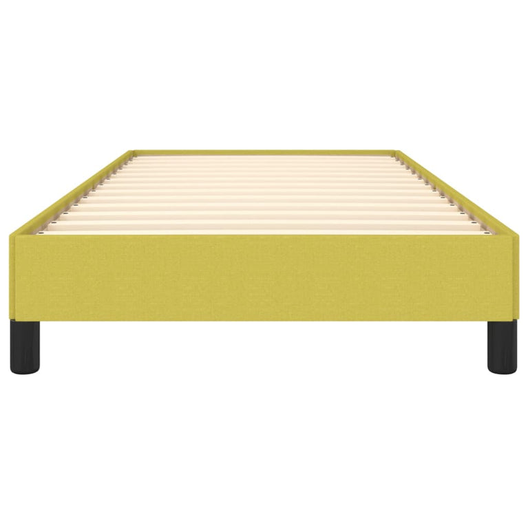Bedframe stof groen 80x200 cm