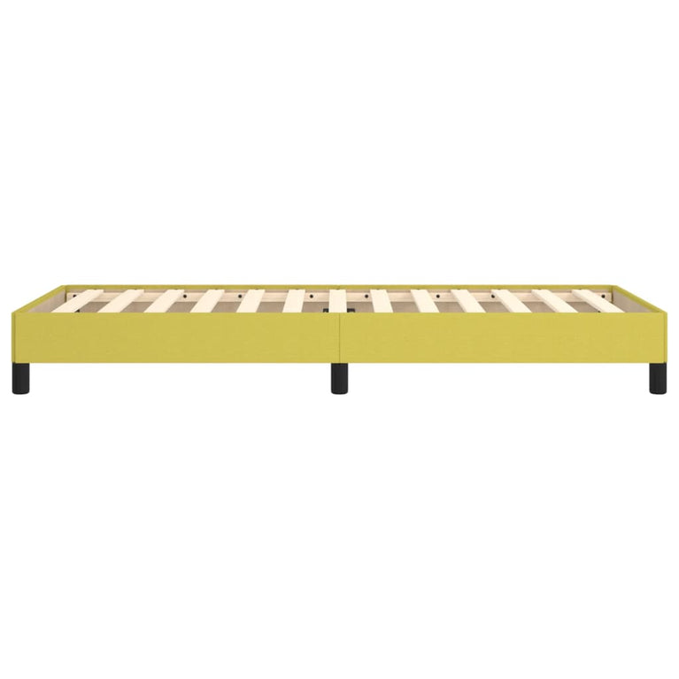 Bedframe stof groen 80x200 cm