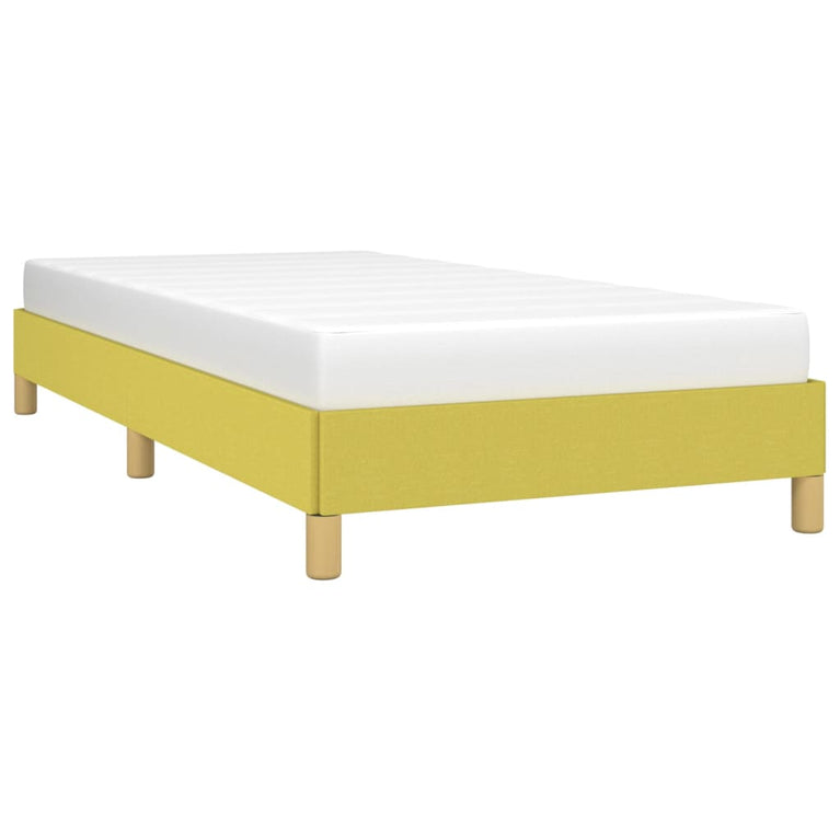 Bedframe stof groen 80x200 cm