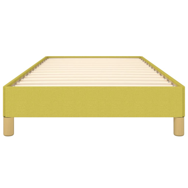 Bedframe stof groen 80x200 cm
