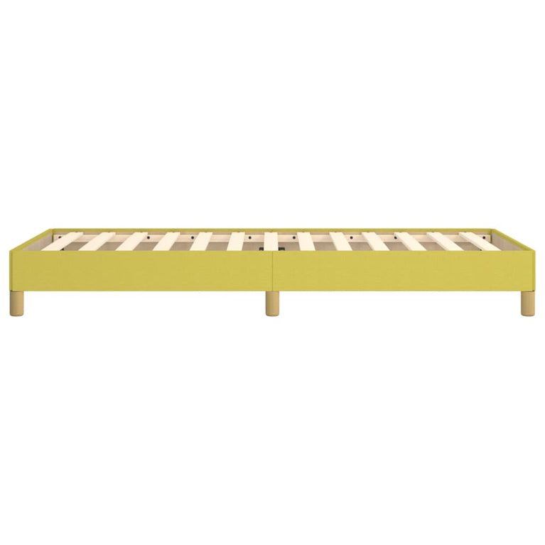 Bedframe stof groen 80x200 cm