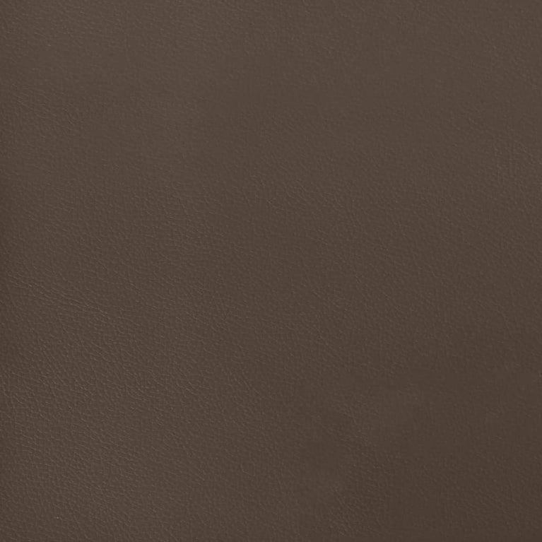 Bedframe kunstleer bruin 100x200 cm