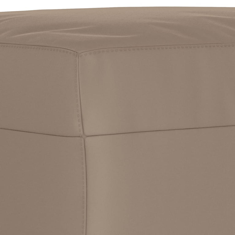 Bankje 100x35x41 cm microvezelstof taupe
