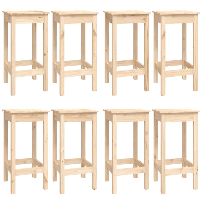 9-delige Barset massief grenenhout