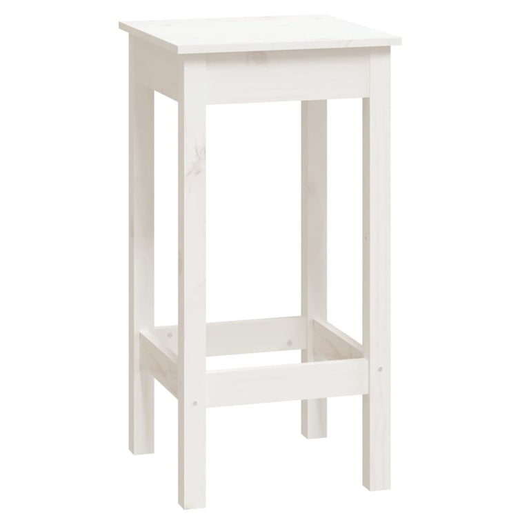 9-delige Barset massief grenenhout wit