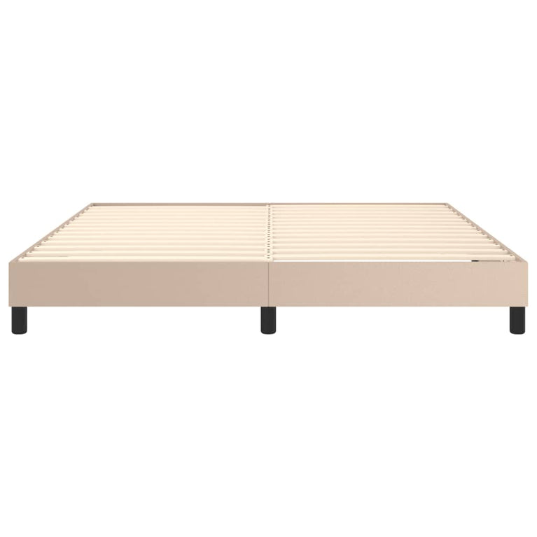Bedframe kunstleer cappuccinokleurig 180x200 cm