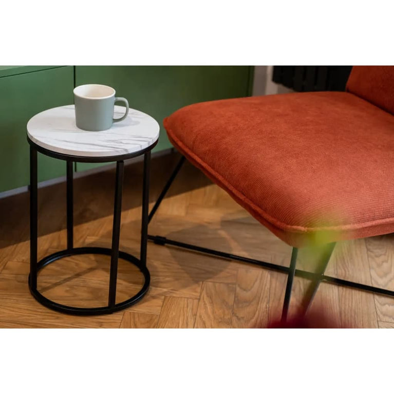 H&S Collection Bijzettafelset 2 st wit