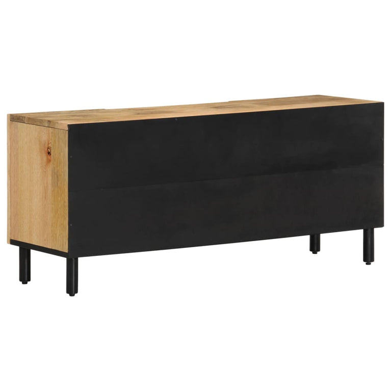 Tv-meubel 105x33x46cm massief mangohout