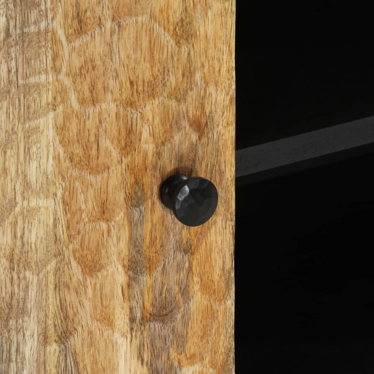 Tv-meubel 105x33x46cm massief mangohout