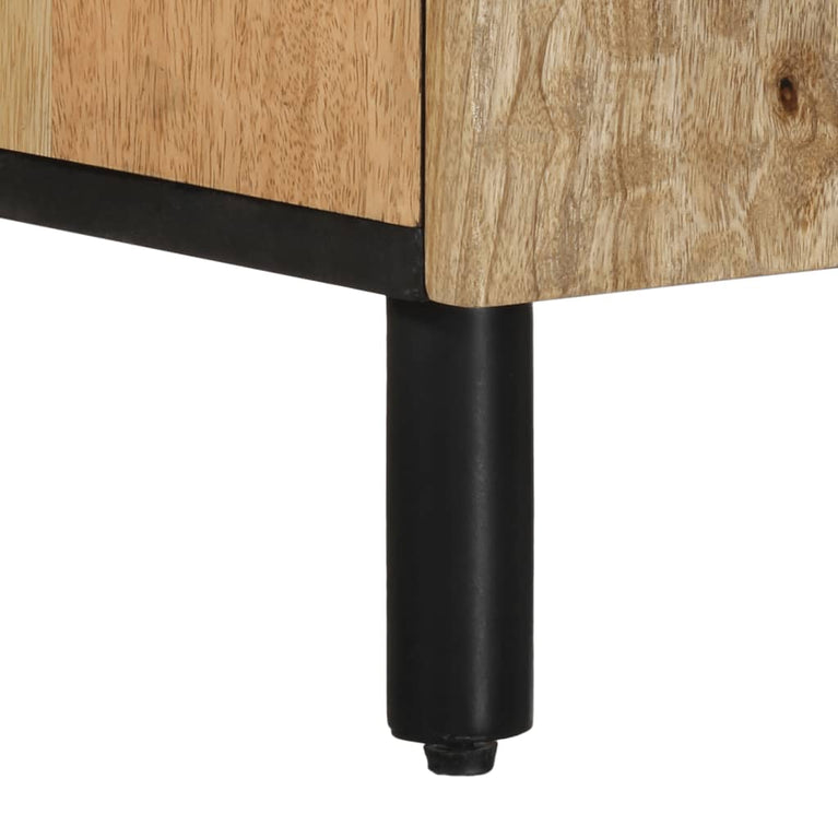 Tv-meubel 105x33x46cm massief mangohout