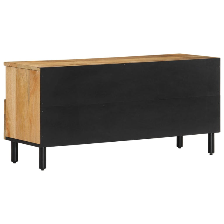Tv-meubel 100x33x46 cm massief mangohout