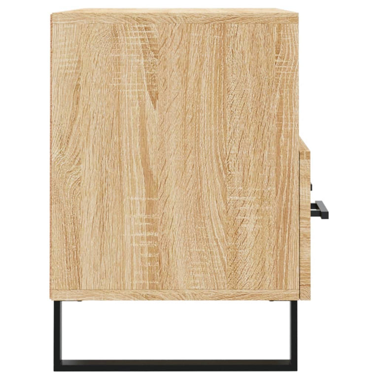 Tv-meubel 80x36x50 cm bewerkt hout sonoma eiken