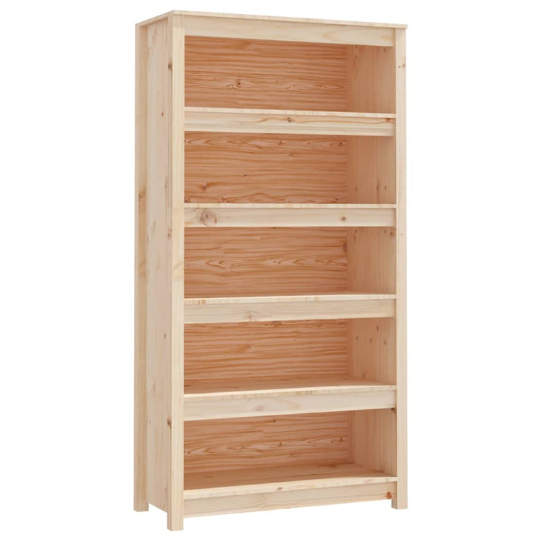 Boekenkast 80x35x154 cm massief grenenhout
