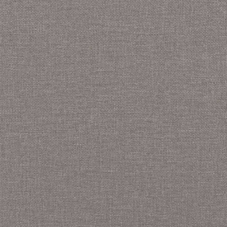 Bankje 100x64x80 cm stof taupe