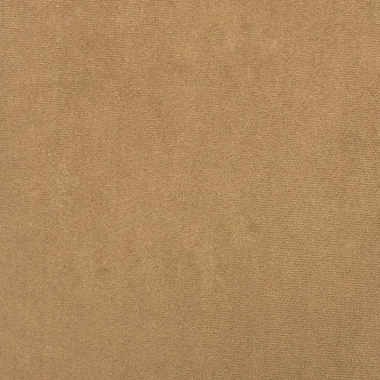 Bankje 108x79x79 cm fluweel bruin