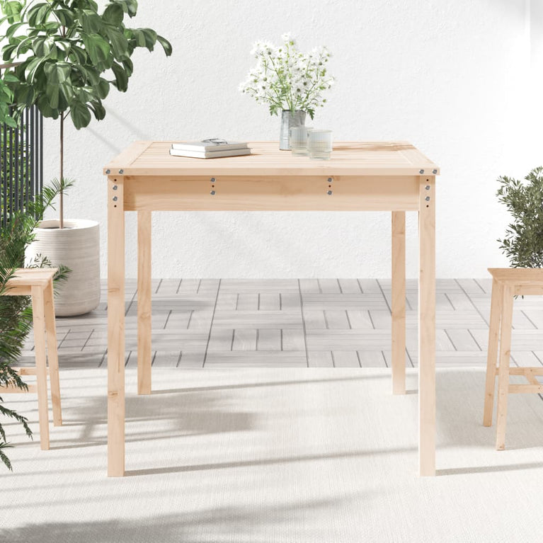 Tuintafel 82,5x82,5x76 cm massief grenenhout