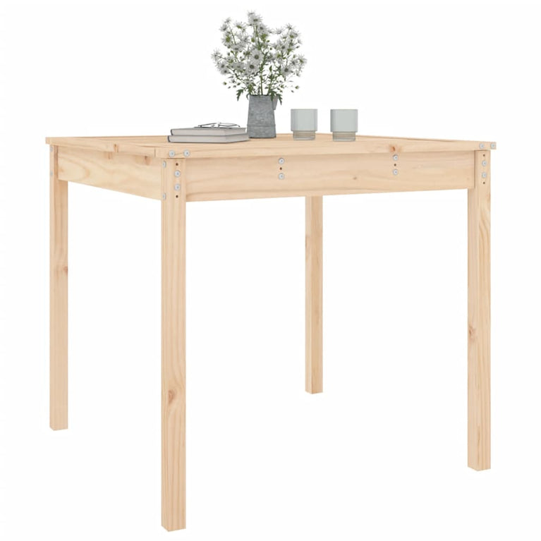 Tuintafel 82,5x82,5x76 cm massief grenenhout