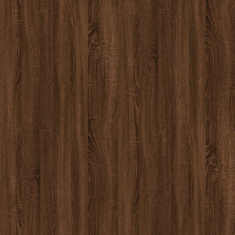 Boekenkast/kamerscherm 80x24x192 cm bewerkt hout bruineiken