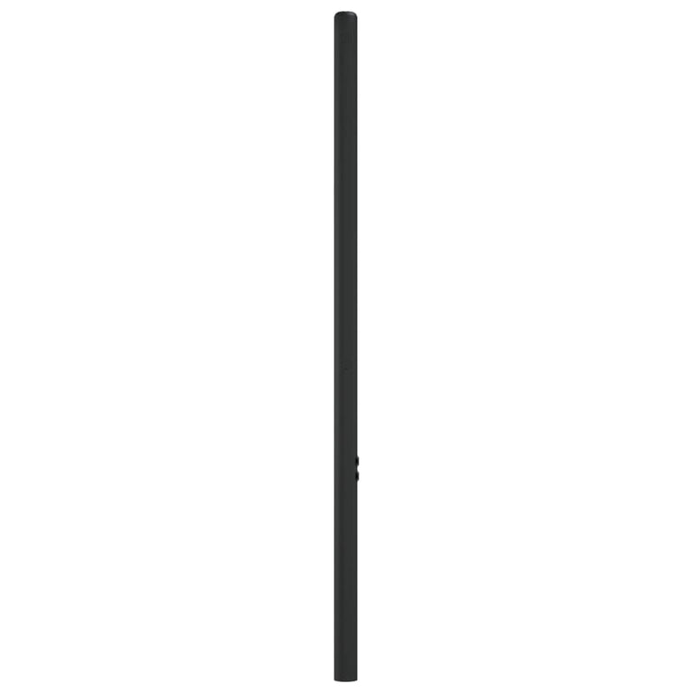 Hoofdbord 90 cm metaal zwart