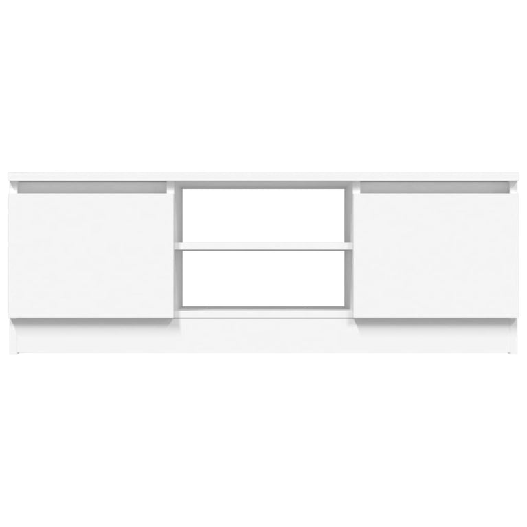 Tv-meubel met deur 102x30x36 cm wit