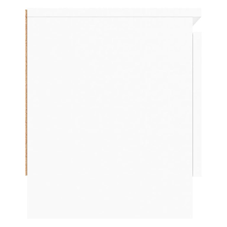 Tv-meubel met deur 102x30x36 cm wit