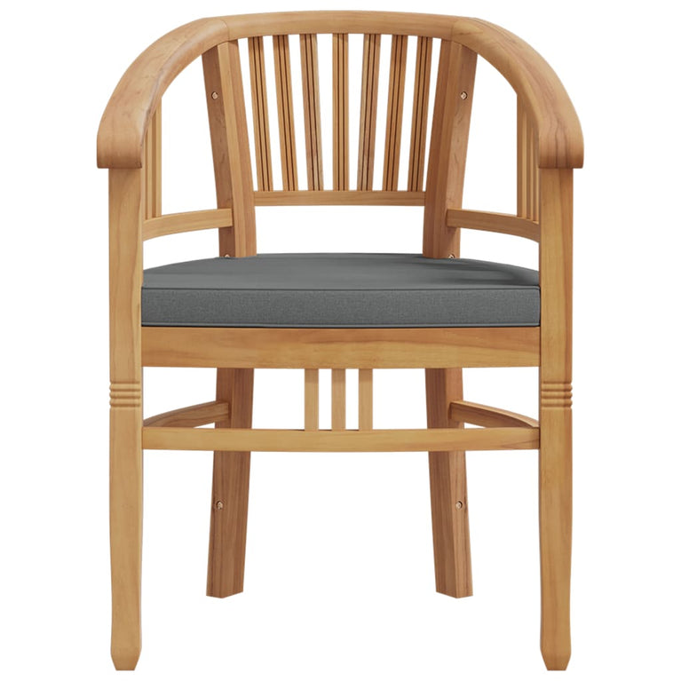 7-delige Tuinset massief teakhout