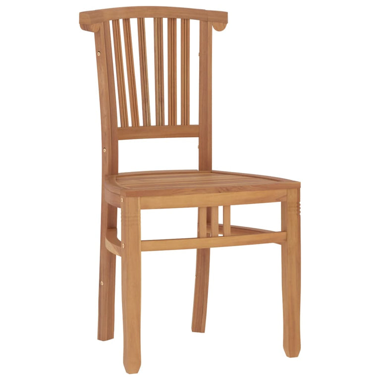 7-delige Tuinset massief teakhout