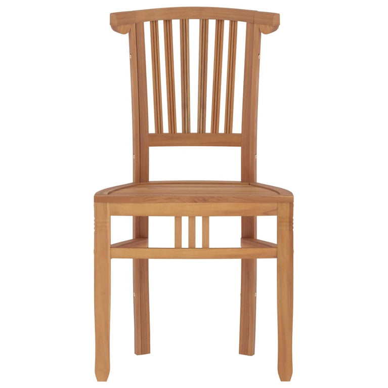 7-delige Tuinset massief teakhout