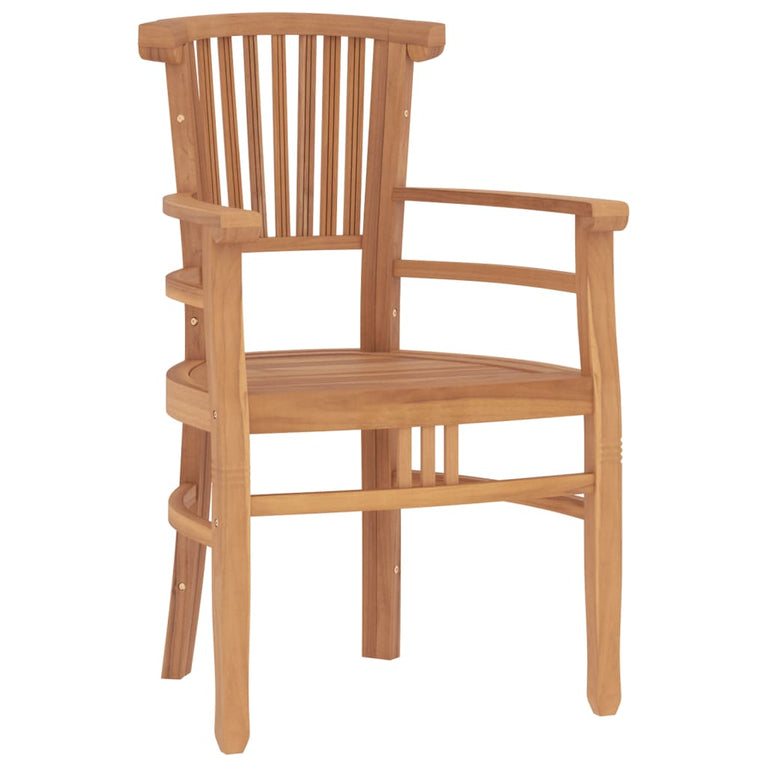 7-delige Tuinset massief teakhout