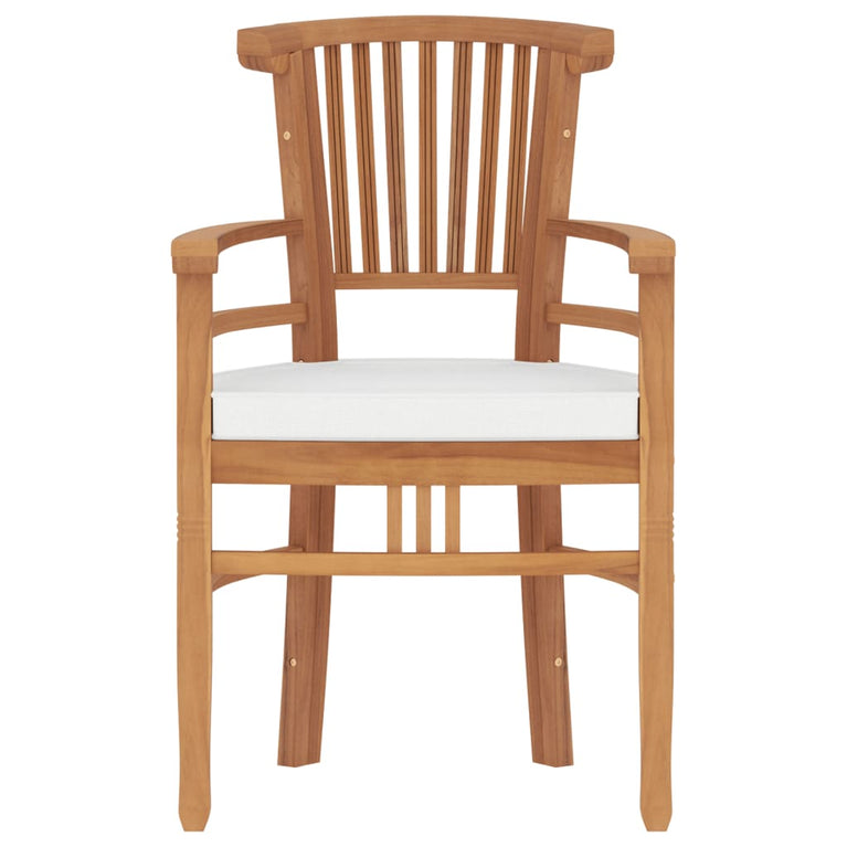 7-delige Tuinset massief teakhout