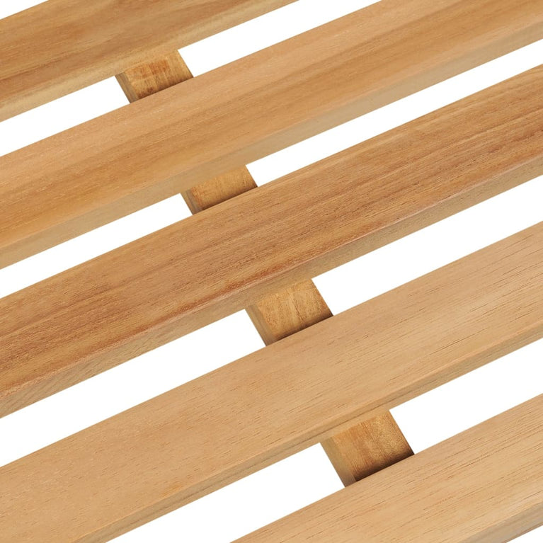 3-delige Tuinset massief teakhout