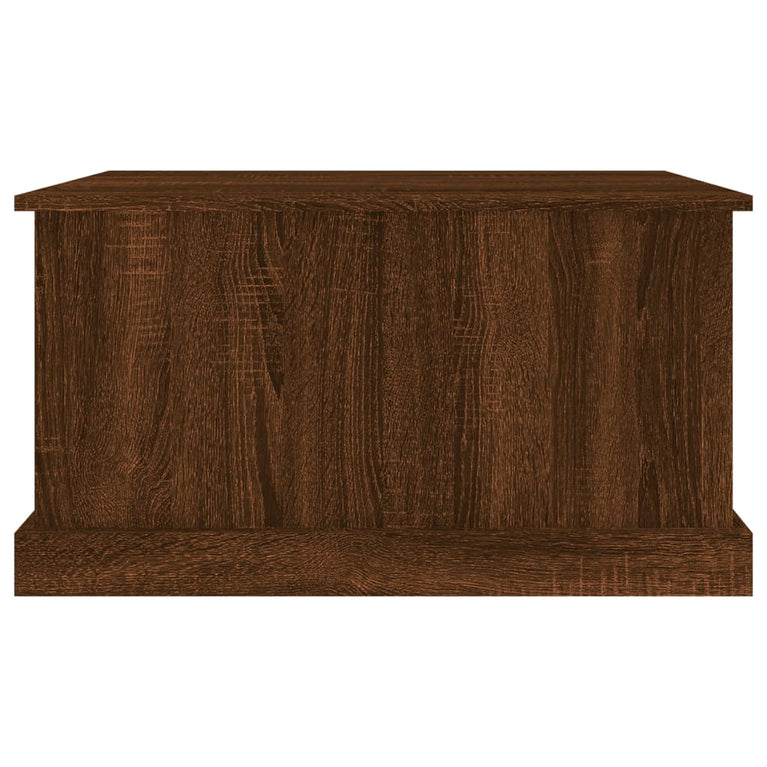 Opbergbox 70x40x38 cm bewerkt hout bruin eikenkleur