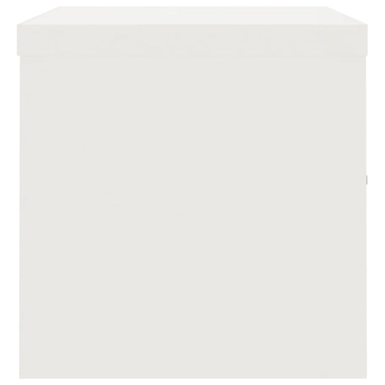 Archiefkast 90x40x40 cm staal wit