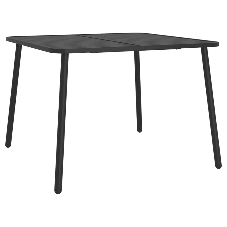 7-delige Tuinset staal antracietkleurig