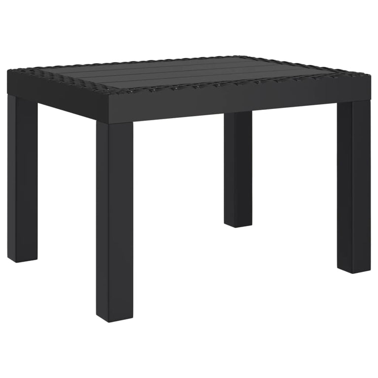 Tuintafel 59x47x40 cm PP antracietkleurig