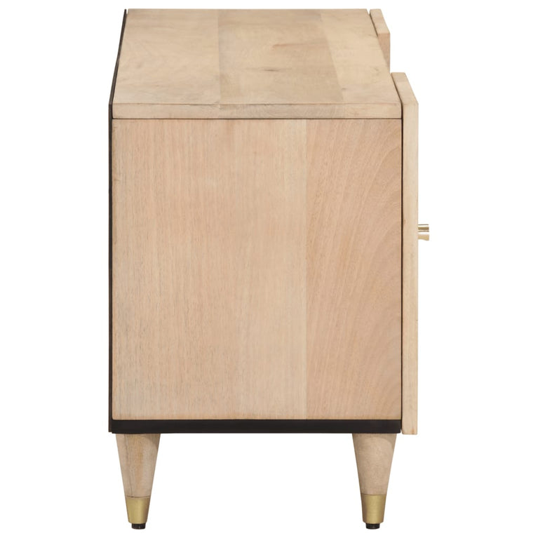Tv-meubel 105x33x46cm massief mangohout