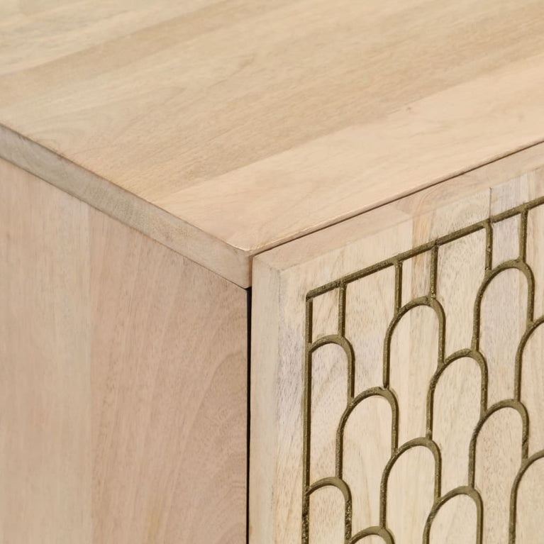 Tv-meubel 105x33x46cm massief mangohout