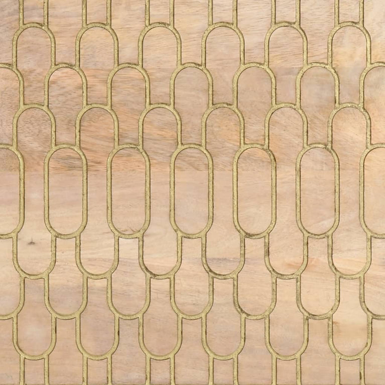 Tv-meubel 100x33x46 cm massief mangohout