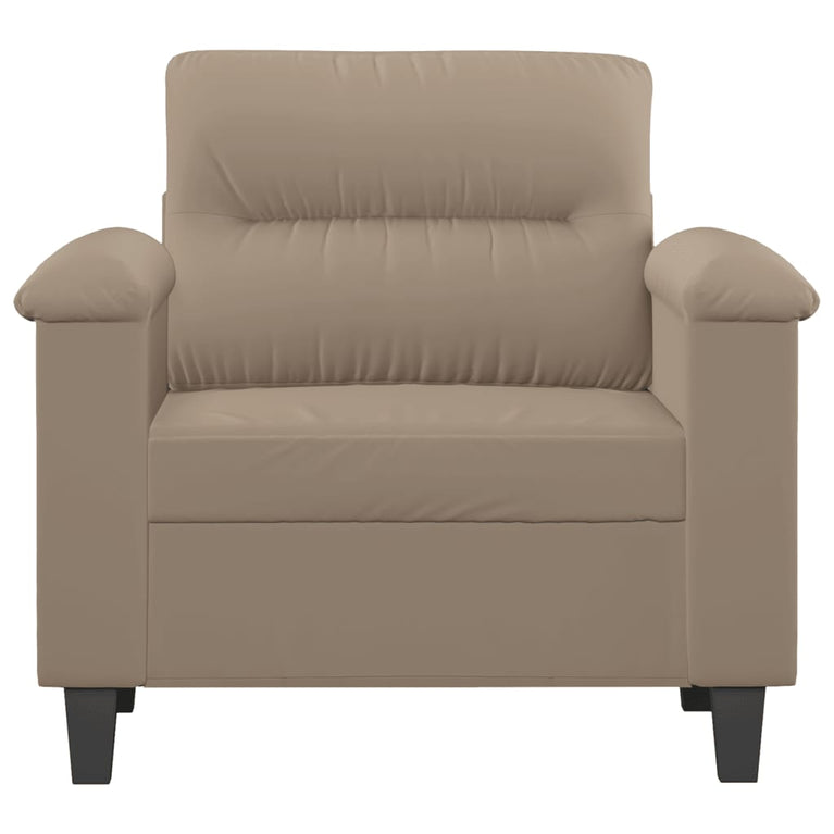 Fauteuil 60 cm microvezelstof taupe