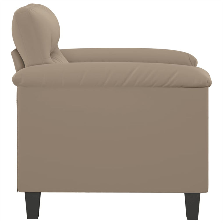 Fauteuil 60 cm microvezelstof taupe