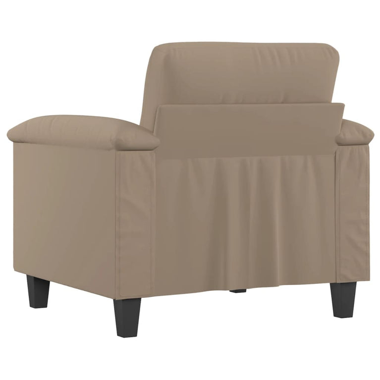 Fauteuil 60 cm microvezelstof taupe