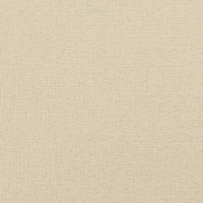 Tweezitsbank 120 cm stof crèmekleurig