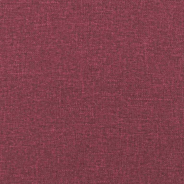 Tweezitsbank 120 cm stof wijnrood