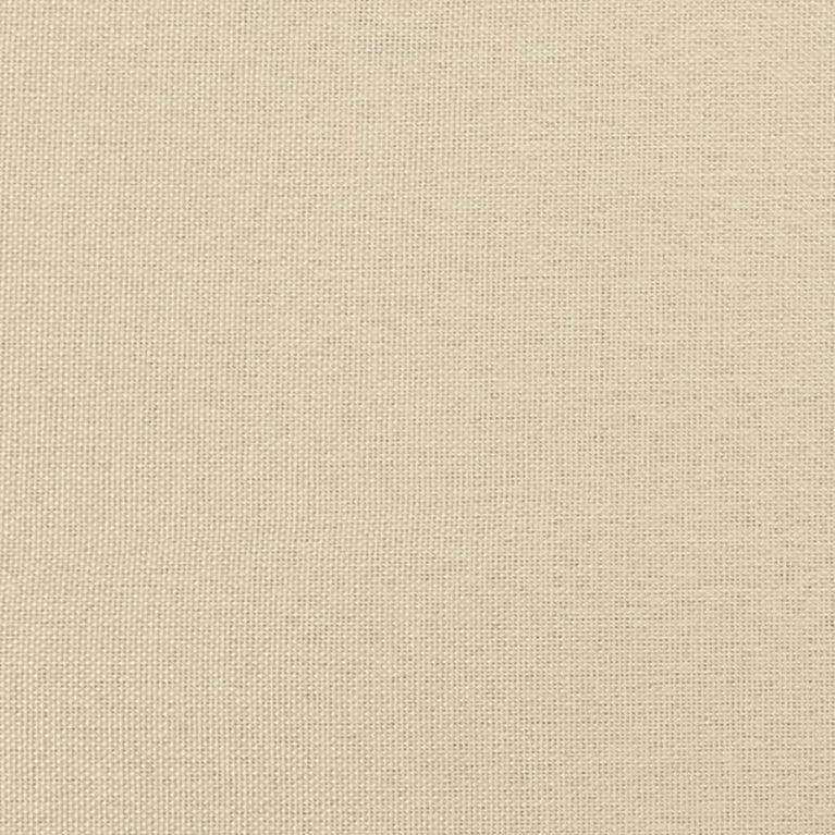 Tweezitsbank 140 cm stof crèmekleurig