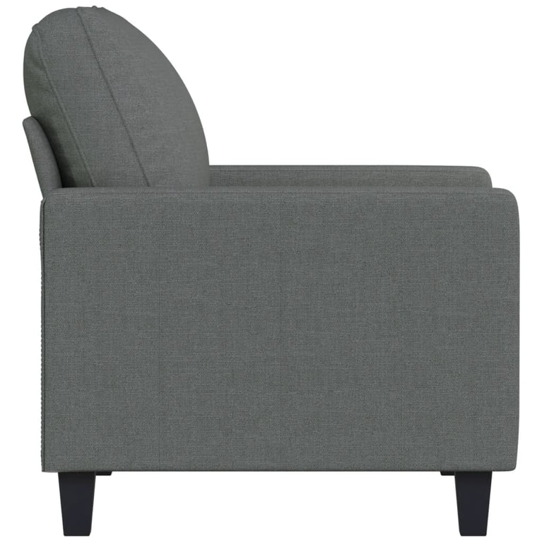 Fauteuil 60 cm stof donkergrijs