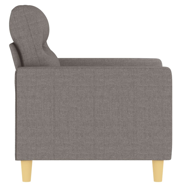 Fauteuil 60 cm stof taupe