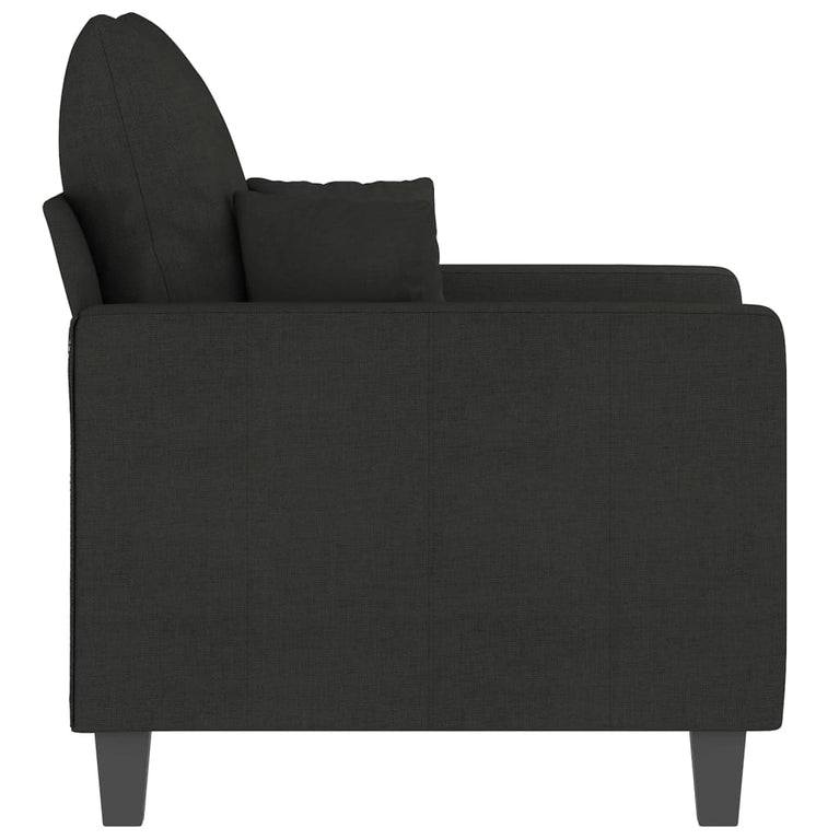 Fauteuil 60 cm stof zwart