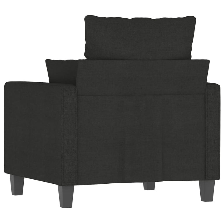 Fauteuil 60 cm stof zwart