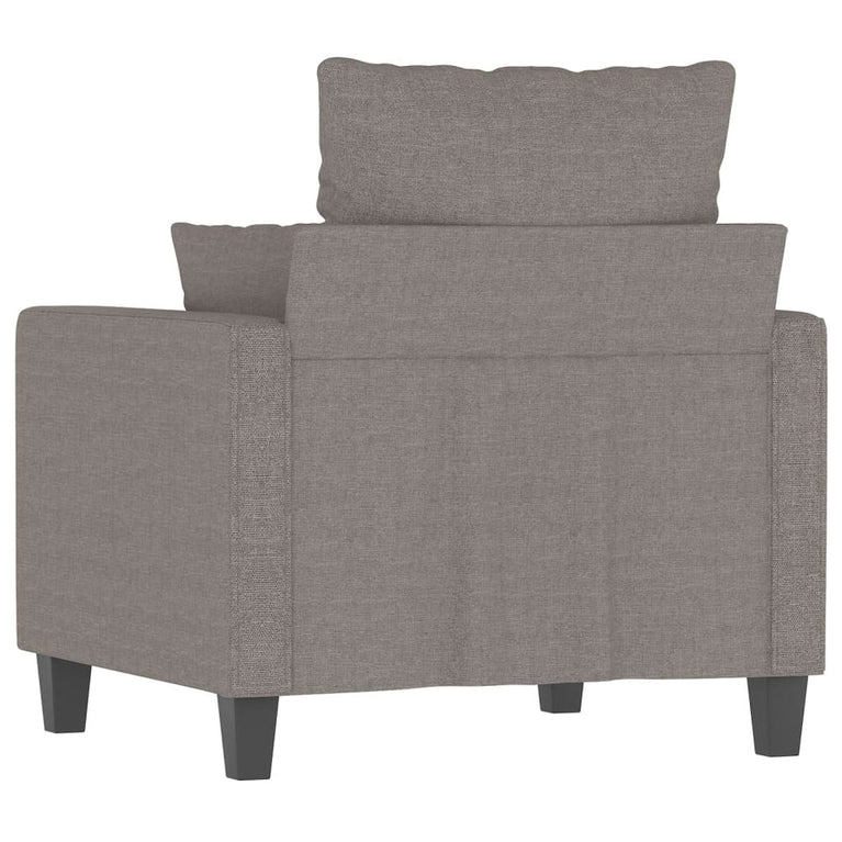 Fauteuil 60 cm stof taupe