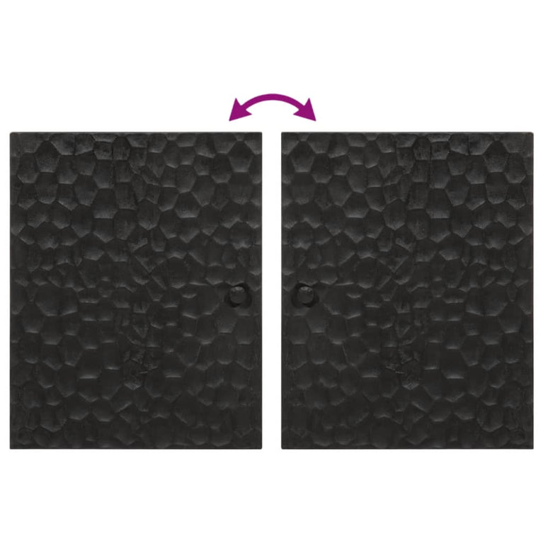 4-delige Badkamermeubelset massief mangohout